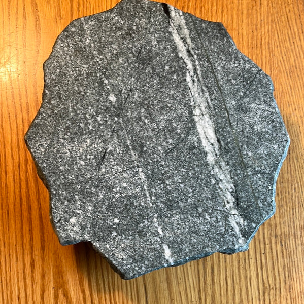 Lazy Susan…Green/gray with cream veins