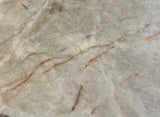 Granite Lazy Susan Leather Finish Tan, Cream and Brown