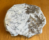 Granite Lazy Susan Cream with Tan Quartz and Black flow